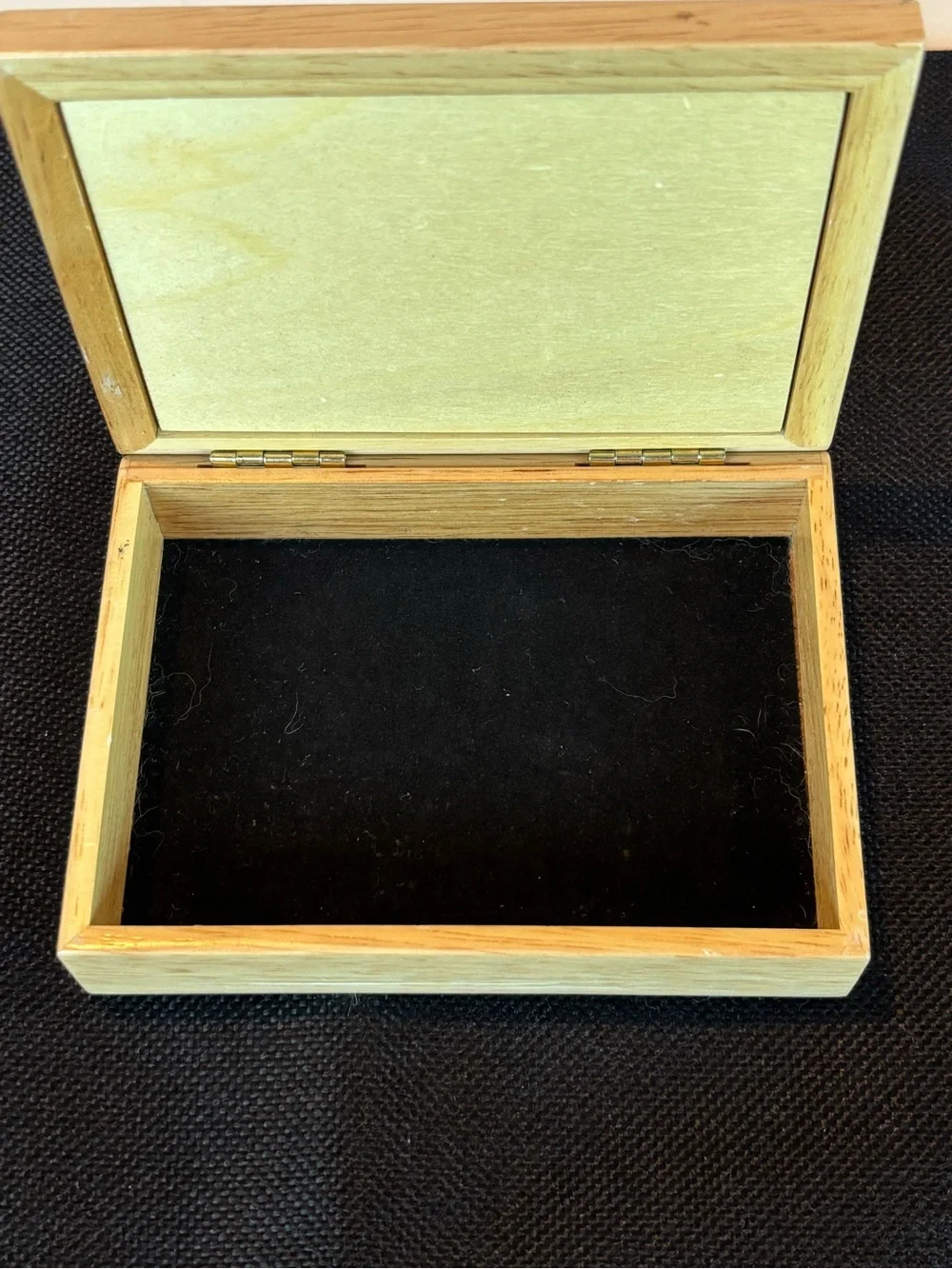 MarqArt Wood Designs Black Bear Wooden Keepsake Box Handmade